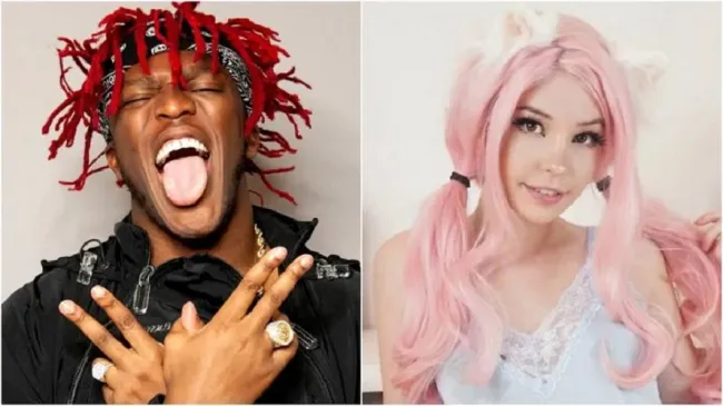 KSI x Belle Delphine