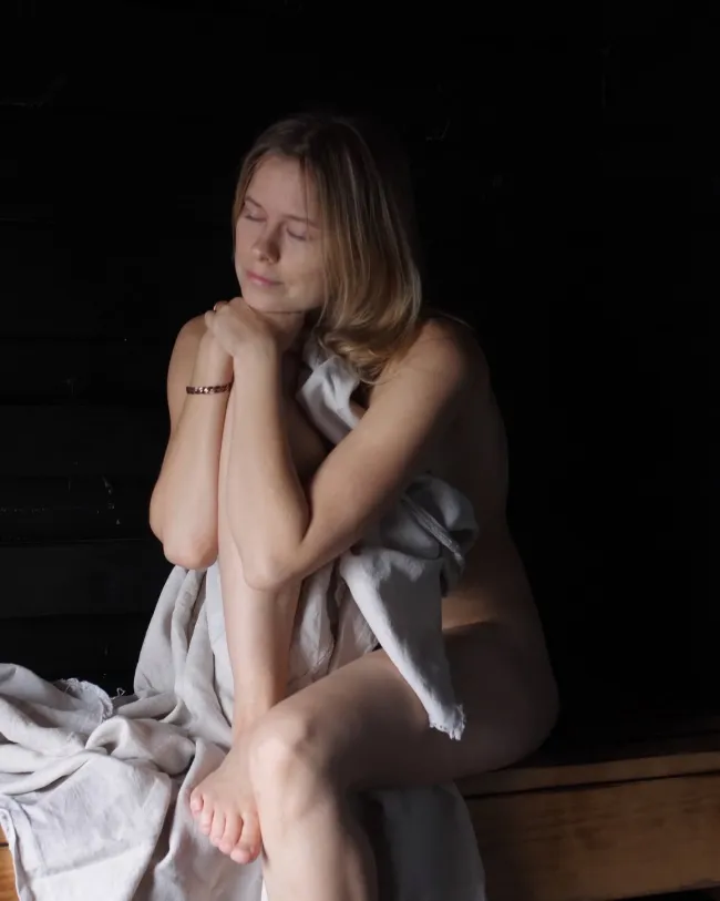 Nina in Sauna OnlyFans